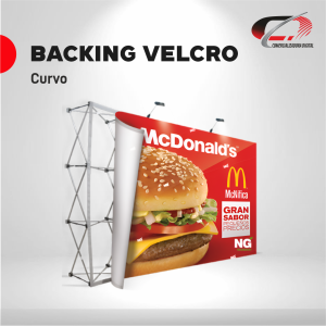 BACKING VELCRO CURVO